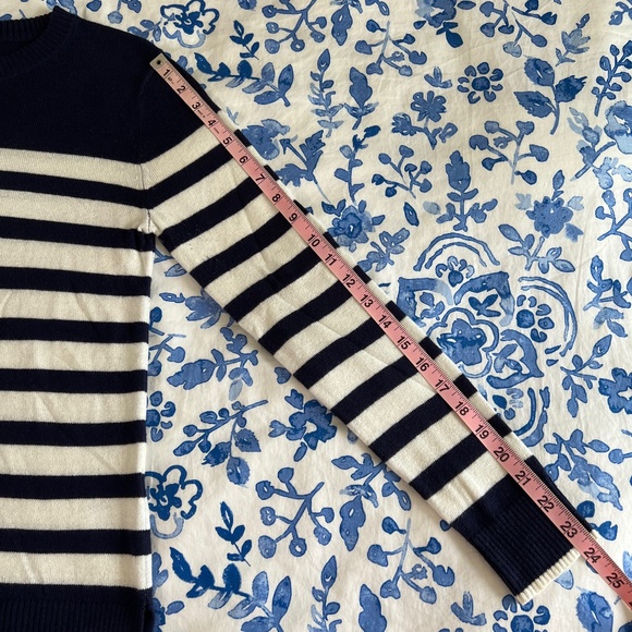 NWOT Women's A New Day Gorgeous Navy & White Stripe Sweater Size Small. 🤍⚓️🖤 - Picture 7 of 9